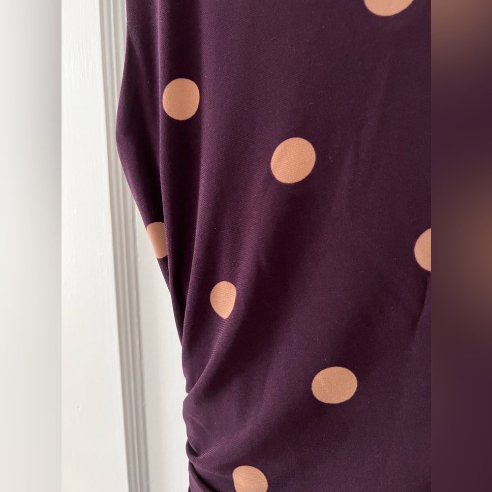 Lauren by Ralph Lauren Polka Dot Sheath Dress 16 - Picture 4 of 6